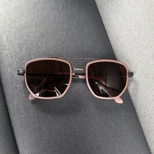 Stylish Pink Square Sunglasses